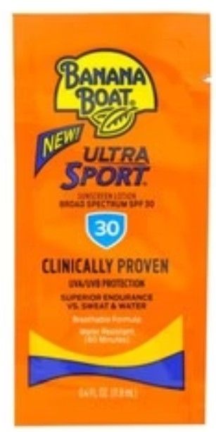 BANANA BOAT SUNSCREEN PACKET