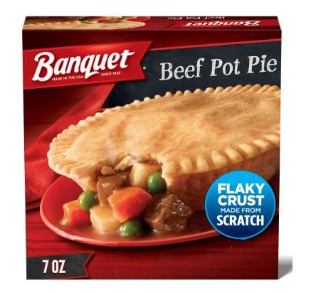 BANQUET BEEF POT PIE 7OZ