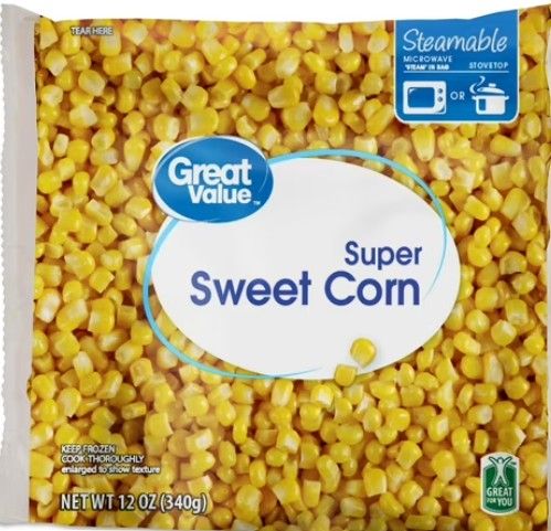 GREAT VALUE SWEET CORN 12OZ BAG