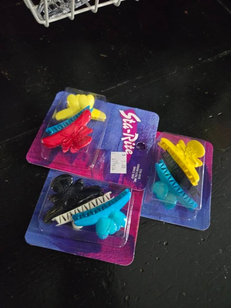 BUTTERFLY CLAW SET 3 AT 1INCH