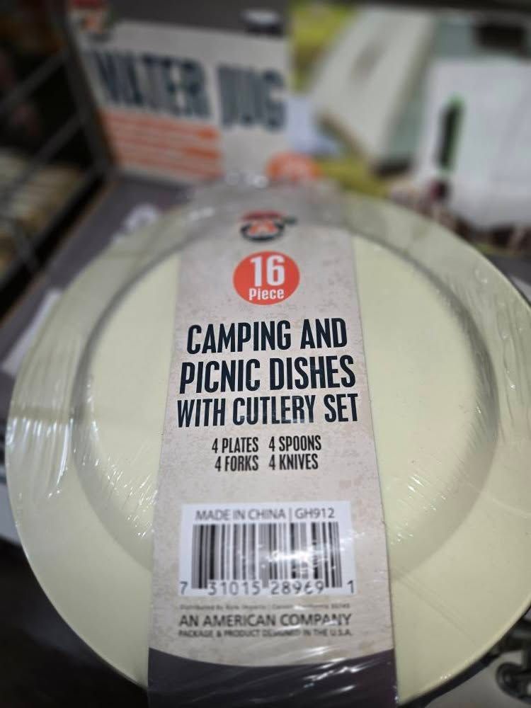 CAMPING PICNIC DISH SET