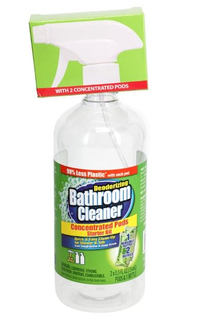 DEODORIZING BATHROOM CLEANER KIT CONCENTRATE