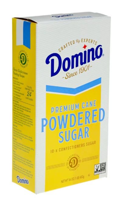 DOMINO POWDERED SUGAR BOX  1lb box Confectioners Sugar