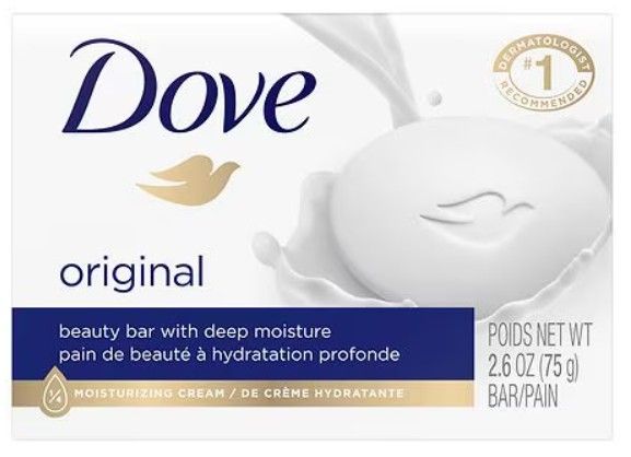 ORIGINAL DOVE BAR SOAP 2.6oz BEAUTY BAR
