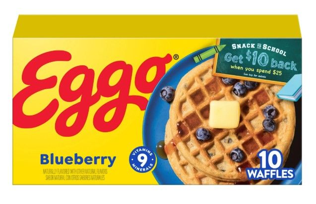EGGOS BLUEBERRY WAFFLES 10PK