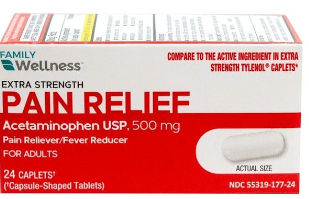 GENERIC ACETAMENEFIN 500 MG 24ct