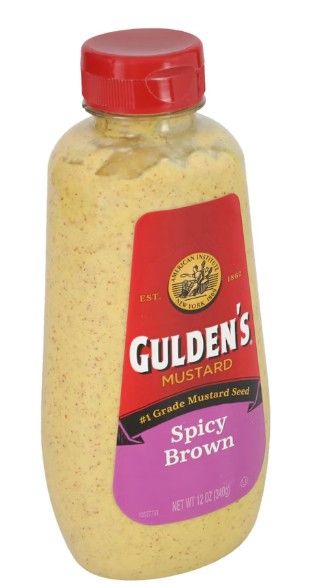 GULDENS SPICY BROWN MUSTARD 12OZ BOTTLE