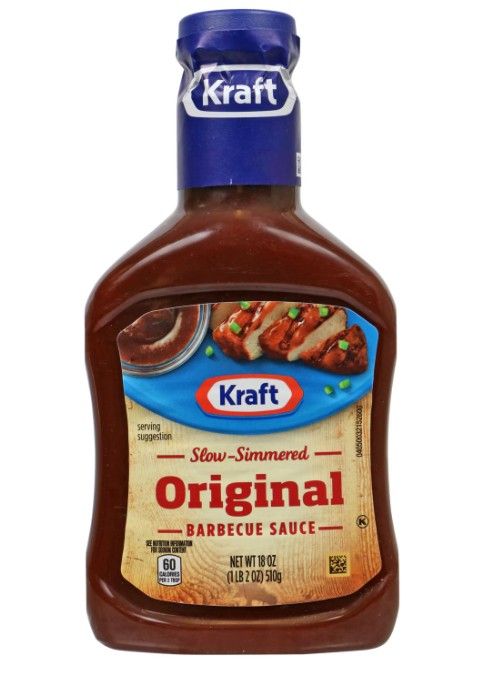 KRAFT BBQ SAUCE 17.5OZ BOTTLE