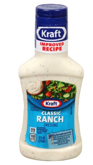 KRAFT RANCH 8OZ BOTTLE
