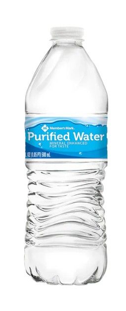 MEMBERS MARK PURIFIED BOTTLE WATER 20oz