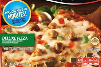 Deluxe Pizza for One, Individual Microwavable Frozen Pizza