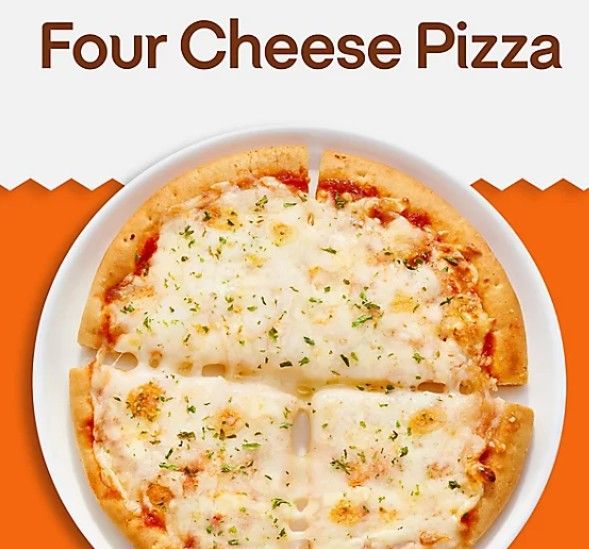 4 CHEESE MICROWAVE PERSONAL PIZZA - CHEESE 6"