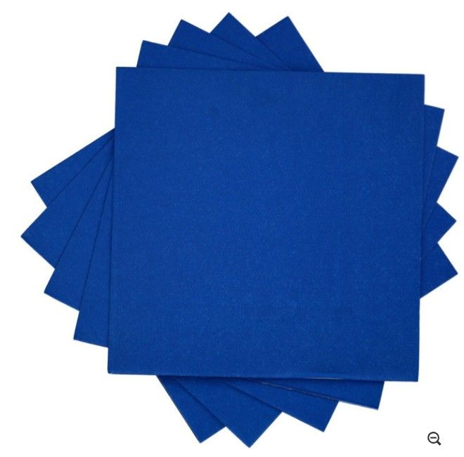NAPKINS 6.5" DARK BLUE 30 CT