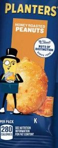PLANTERS HONEY ROASTED PEANUTS SNACK 1.75OZ