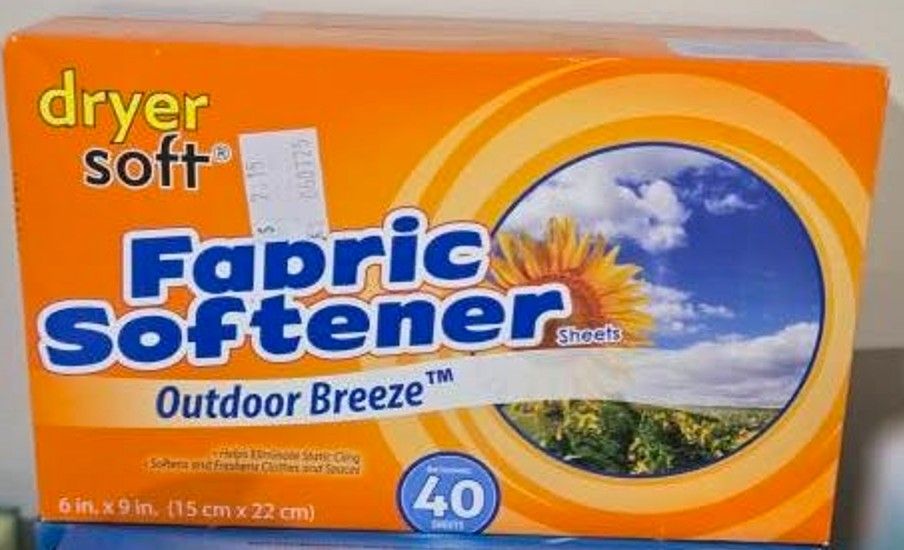 Dryersoft Outdoor Breeze Fabric Softener Dryer Sheets, 40-ct. Box