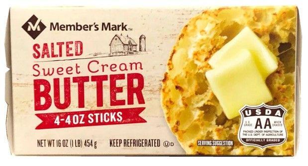 Member's Mark Salted Sweet Cream Butter 1 lbs.