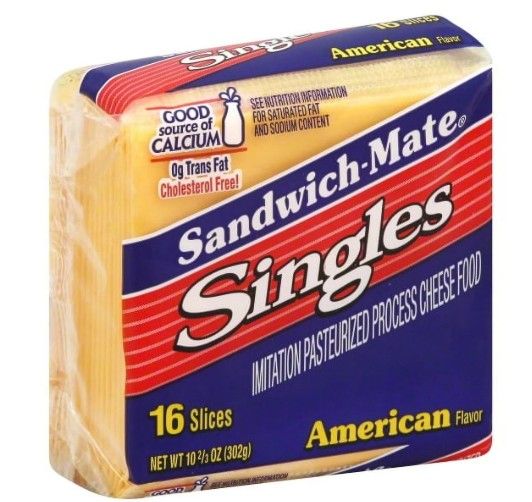 Sandwich Mate Cheese Food Slices 16pk 10.66oz
