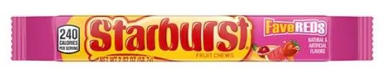 Starburst FaveREDs Fruit Chewy Candy, 2.07 oz PKG