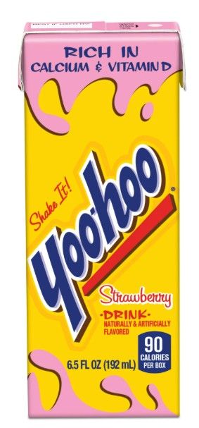 Yoo-hoo Strawberry Drink, 6.5 fl oz Box