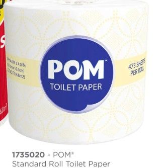 POM 2-Ply Toilet Paper roll 473 sheets/roll
