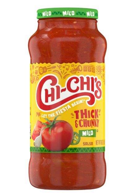 CHI-CHI'S THICK &amp; CHUNKY Salsa - MILD, 16 oz Glass Jar