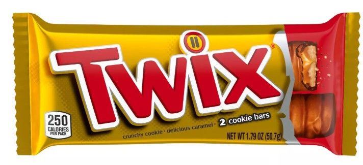 Twix Caramel Full Size Caramel Cookie Chocolate Candy Bar - 1.5