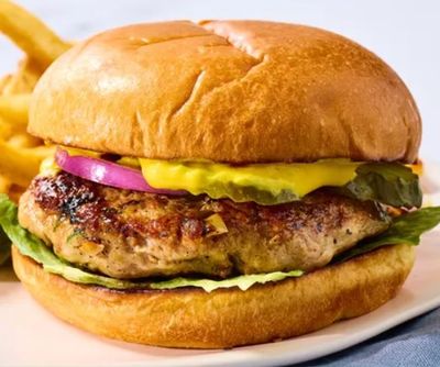 Turkey Burger with Fries (Alpha-gal safe)