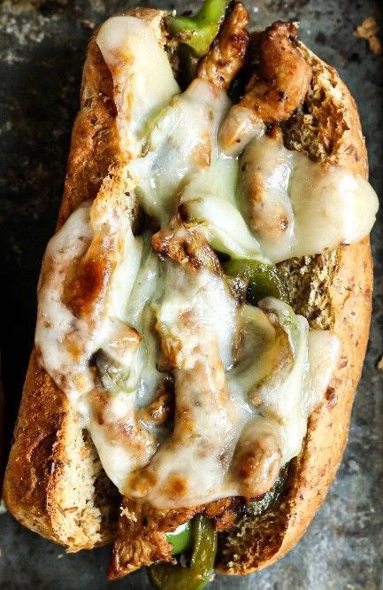 Philly Cheese Turkey on Hoagie with Fries