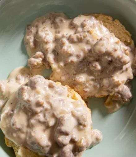 $5 Menu - Biscuits with Sausage Gravy