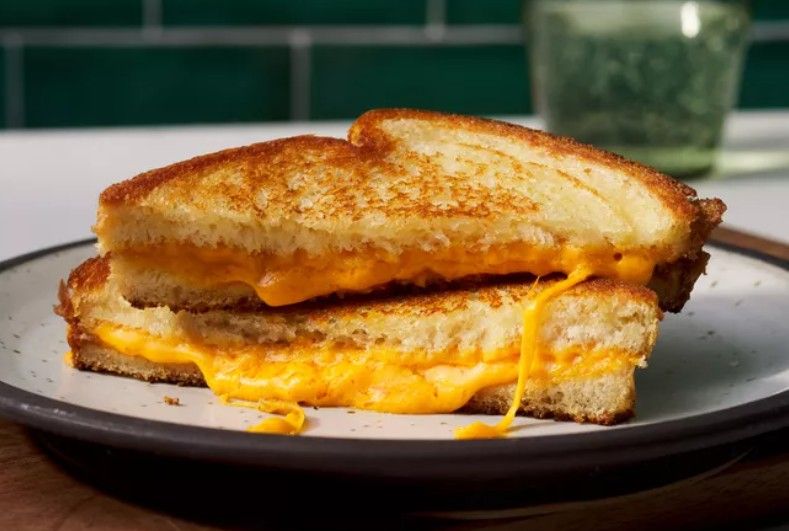$5.00 Menu - Triple Cheese Grilled Cheese Sandwich