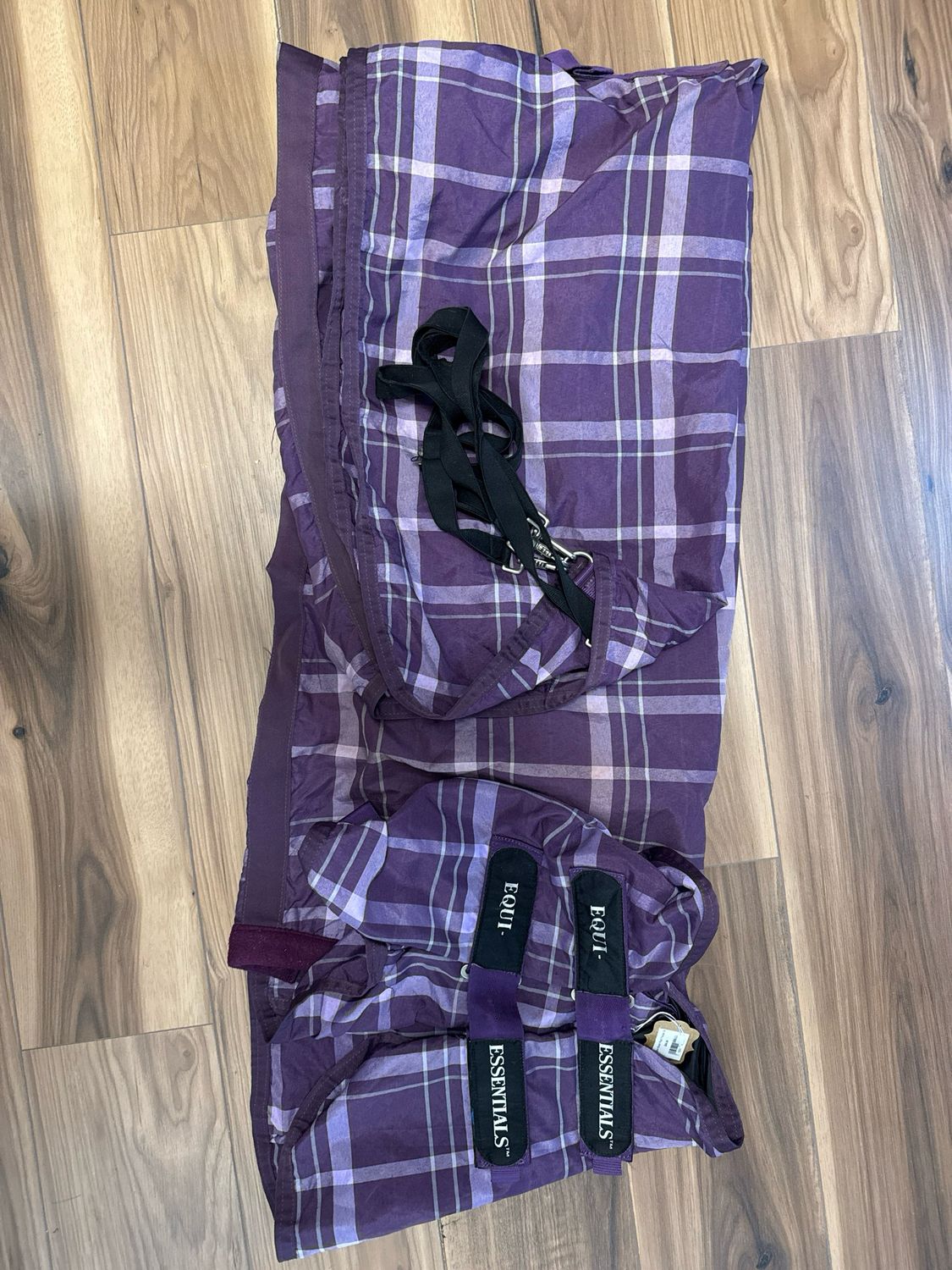 Stable Sheet Plaid Purple 76