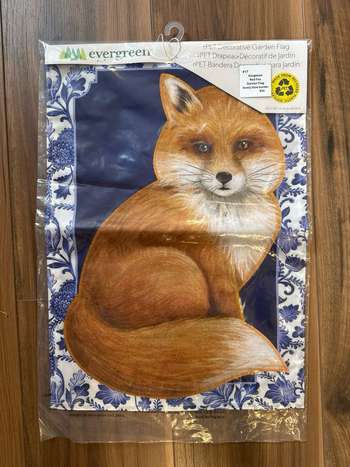 Red Fox Garden Flag