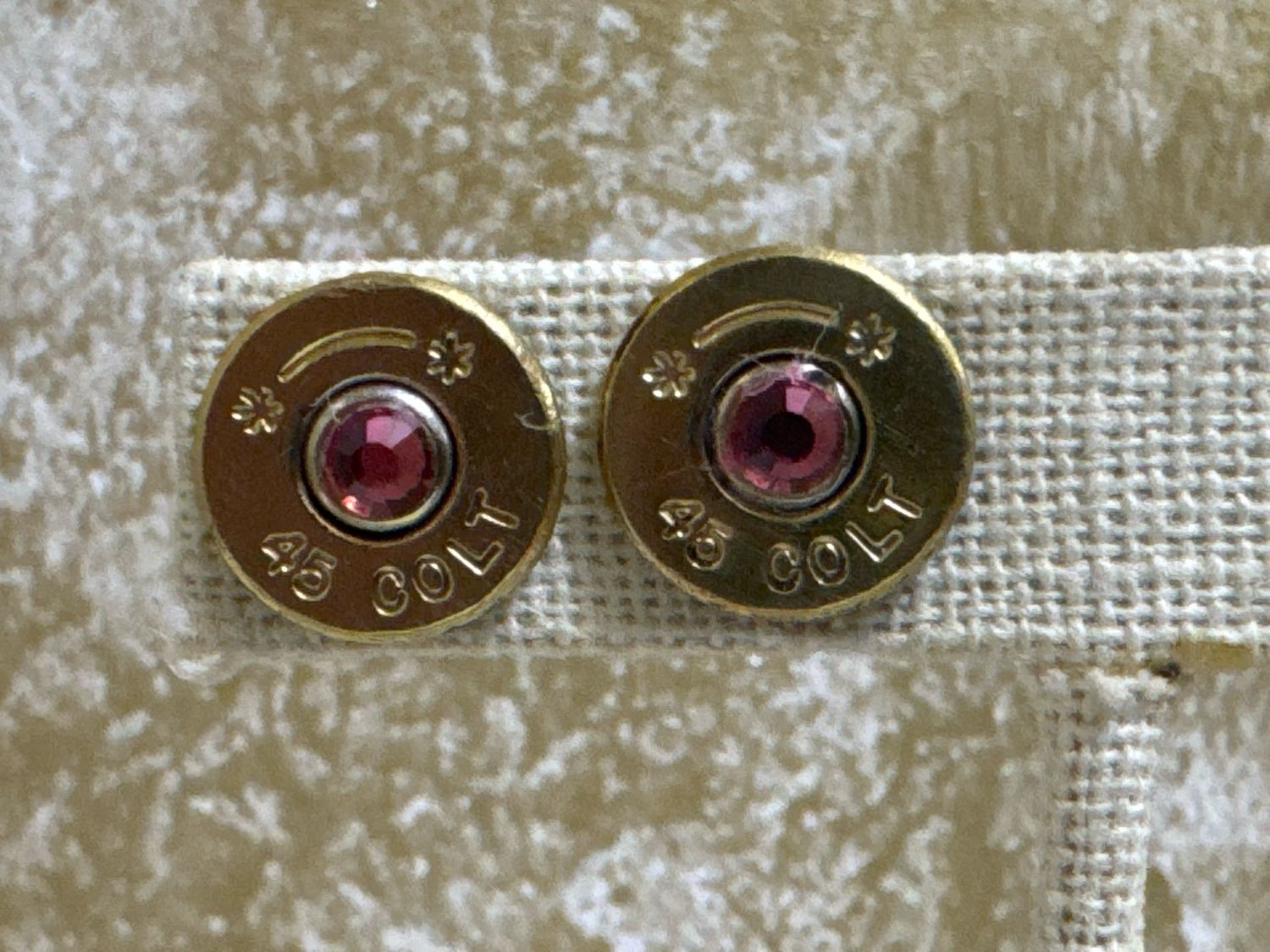 Earring Colt 45mm Pink