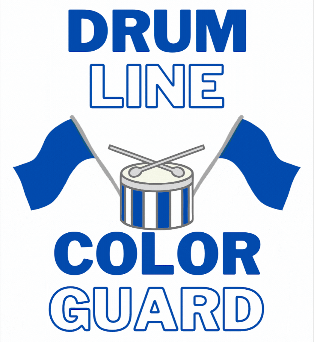 Winter Drumline and Winter Color Guard