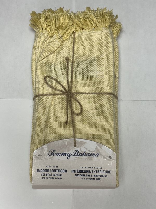 Napkins - Table - Yellow - Tommy Bahamas 6pc