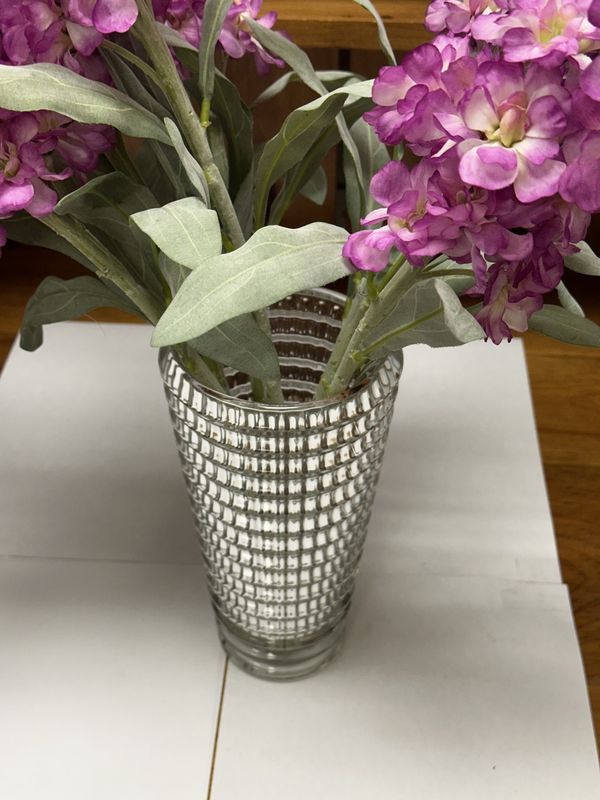 Vase - Glass - Textured - Large