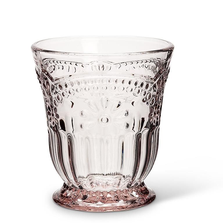 Desiree Transparent Flower Tumbler Glass