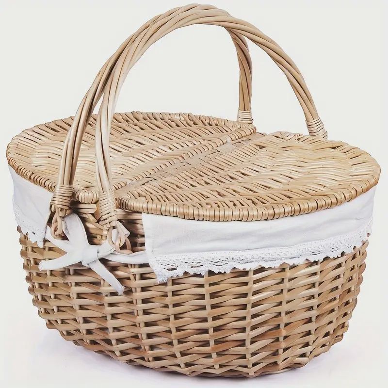 Handwoven Willow Basket