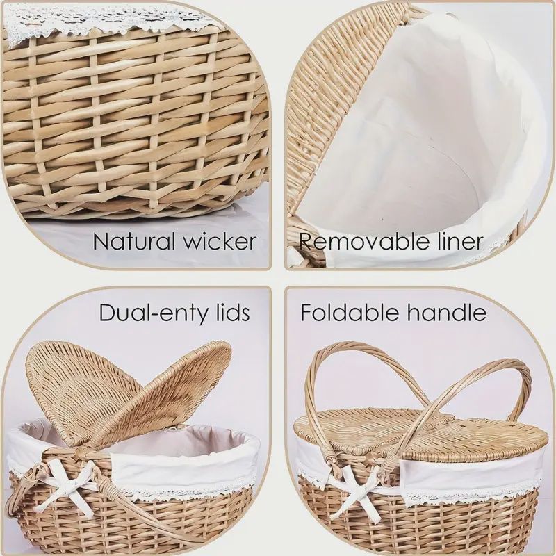Handwoven Willow Basket