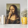 Funny Mona Lisa Parody Canvas Art