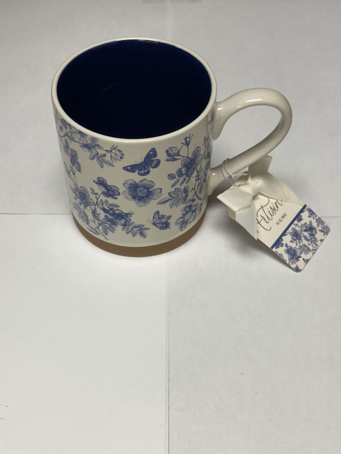 Mug - Blue Floral 18oz
