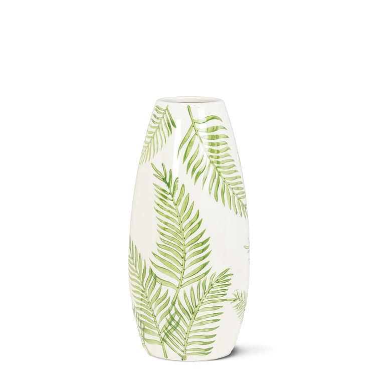 Vase - Fern Print - 11inch