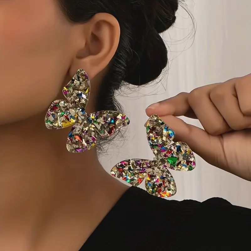 Boho Style Butterfly Earrings