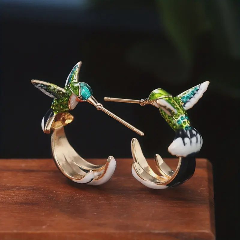 Hummingbird Stud Earrings