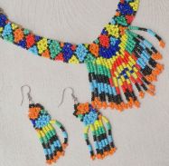 Handwoven Bohemian Rice Bead Earring