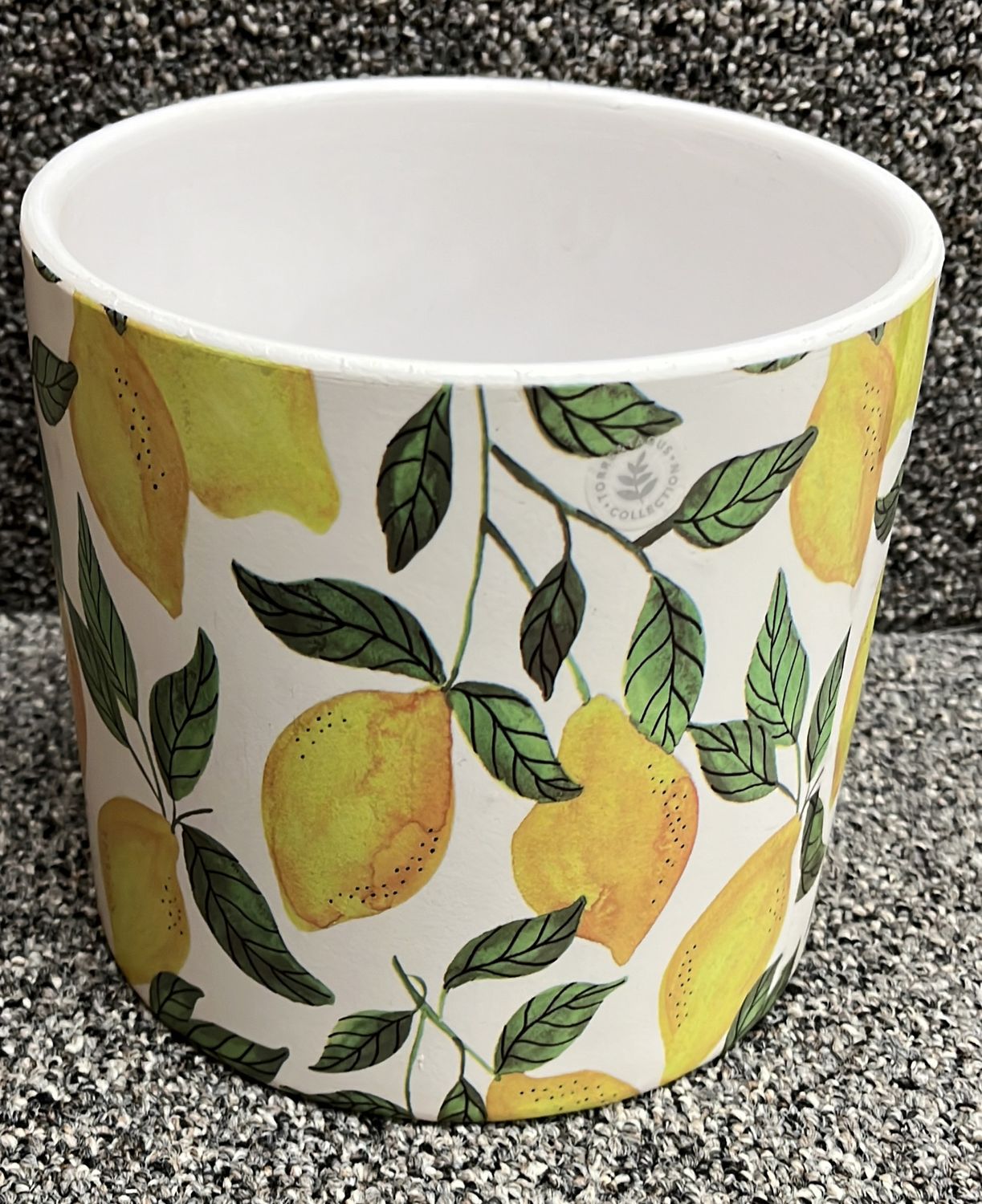 Tor Planter Large Lemon/Bee 