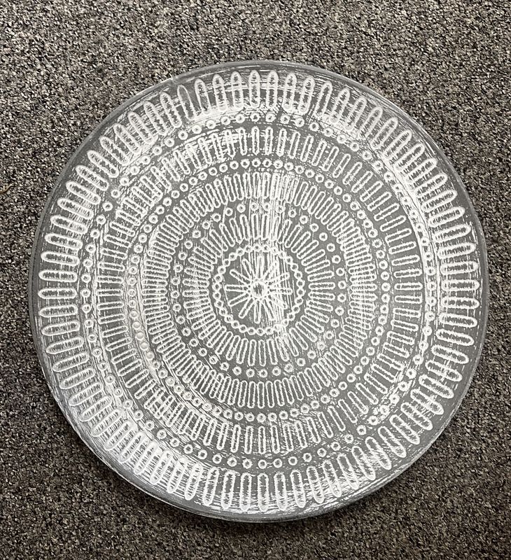 Nut Tray Wood Grey Wash