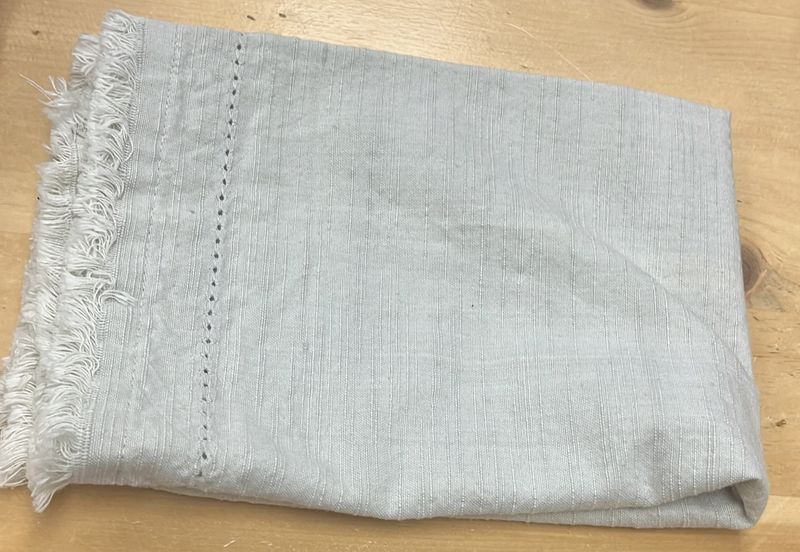 Grey IND Napkin Assorted Frayed Edde