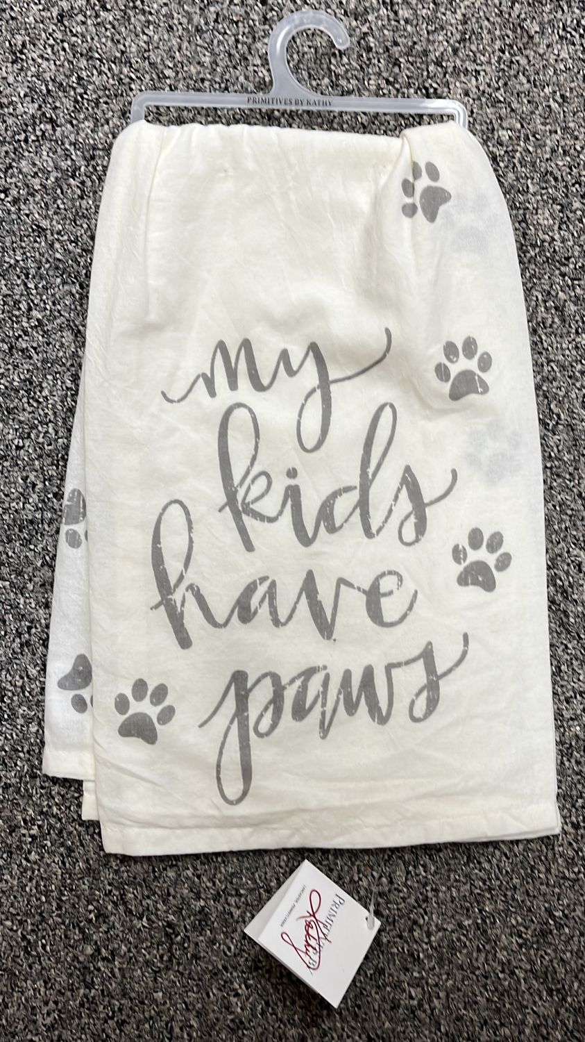 Assorted Towel Kids Have Paws