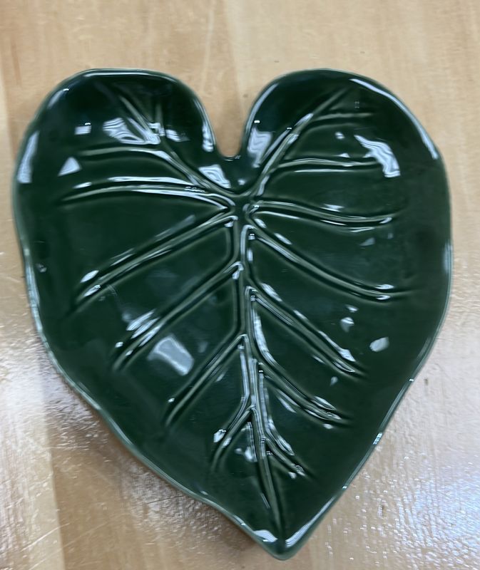 Green Ceramic Spoon Holder